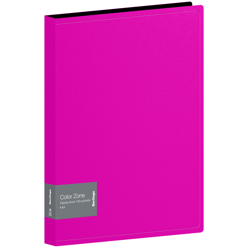 Папка-файл А4 100л Berlingo Color Zone розовая 30мм 1000мк