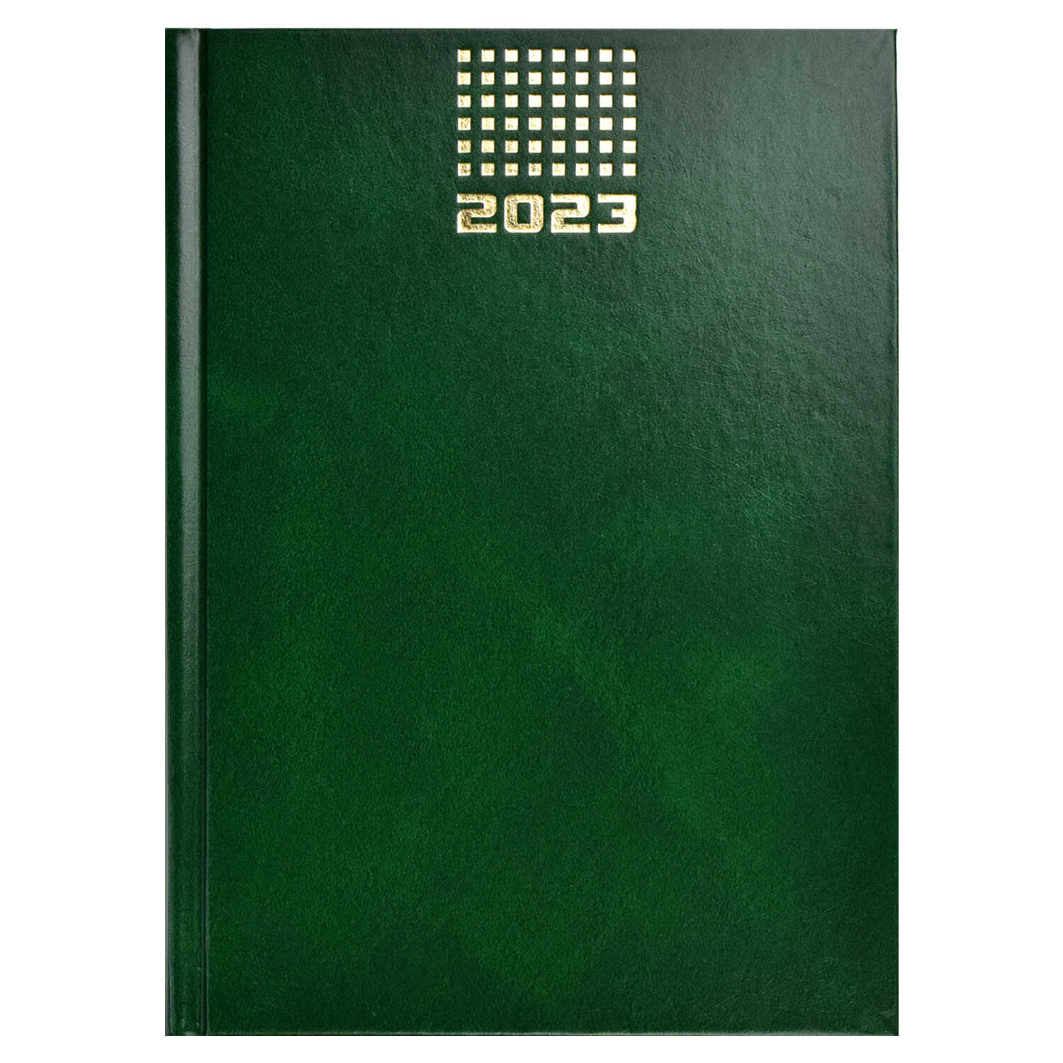 Ежедневник А5 2023г Зеленый (бумвинил)