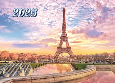 Календарь квартальный 2023 КВК-18 Эйфелева башня