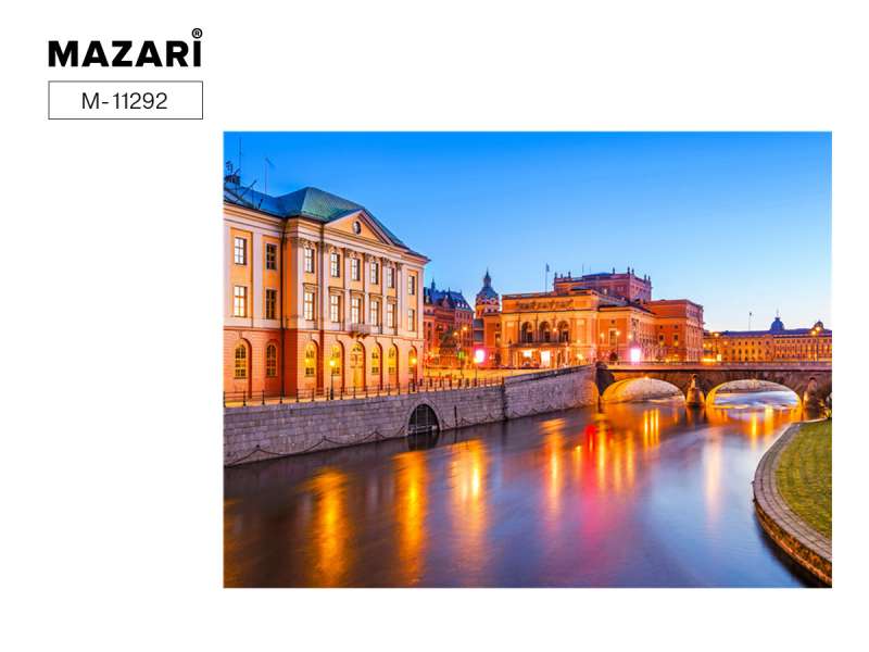 Творч Алмазная мозаика 40*50 Вечерний канал