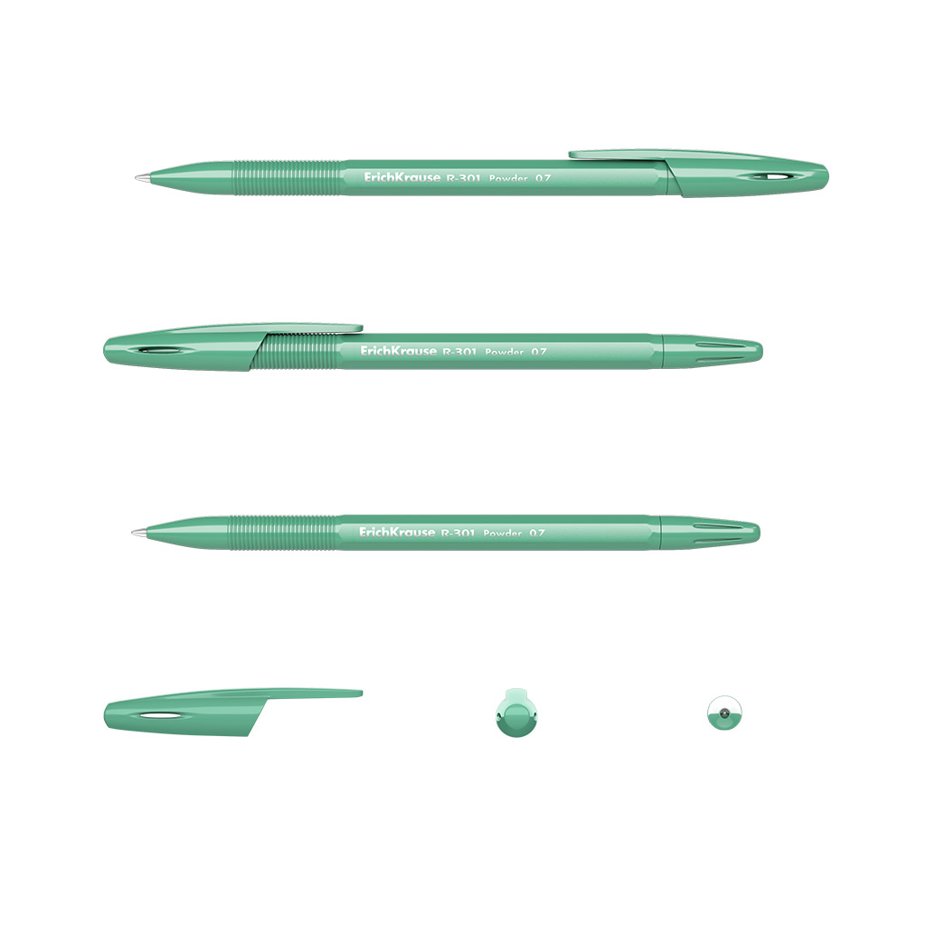 Ручка шариковая синяя EK R-301 Powder Stick 0.7мм