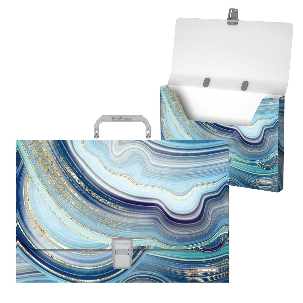 Портфель с ручкой 1отд EK Marble Kyanite