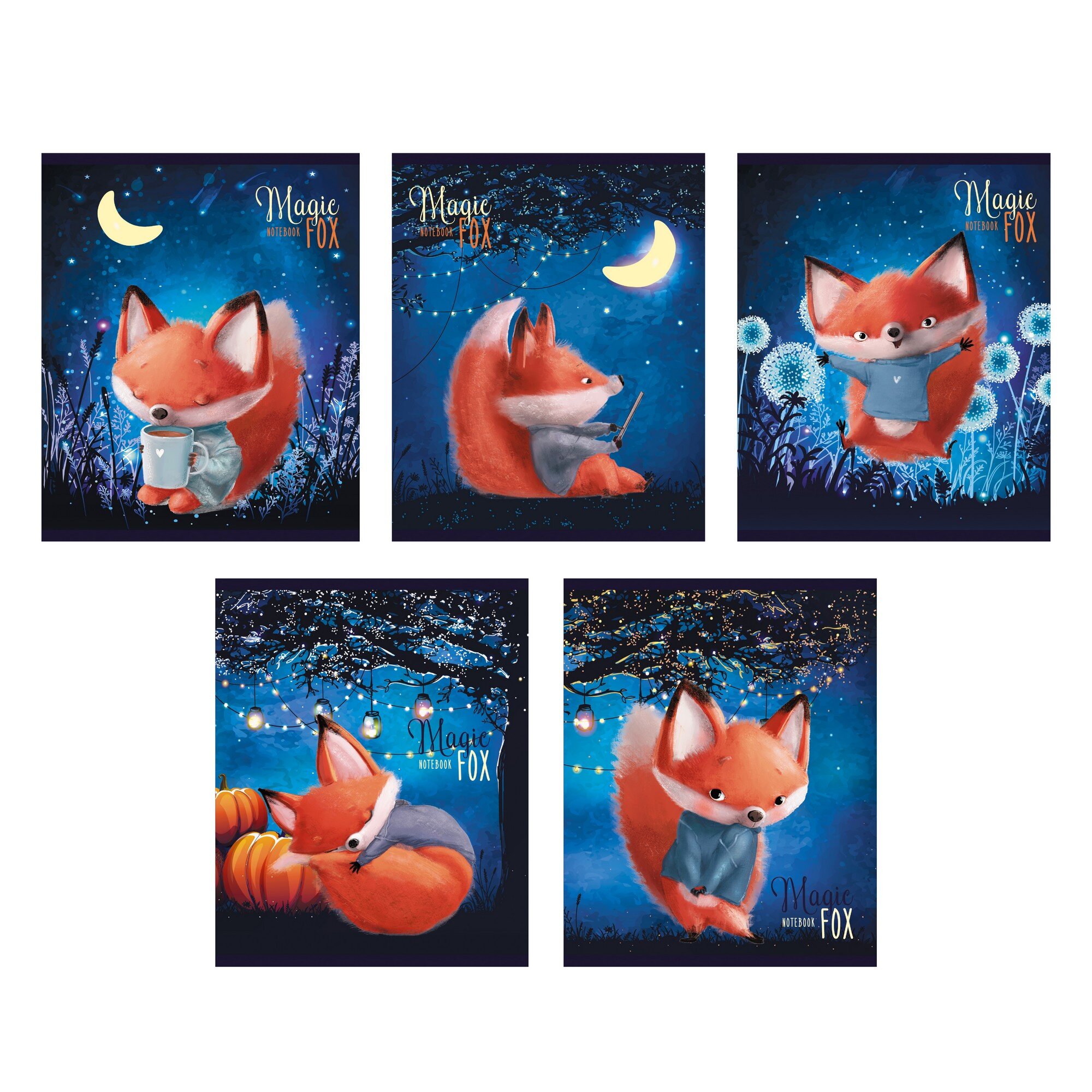 Тетрадь 48л кл Magic FOX