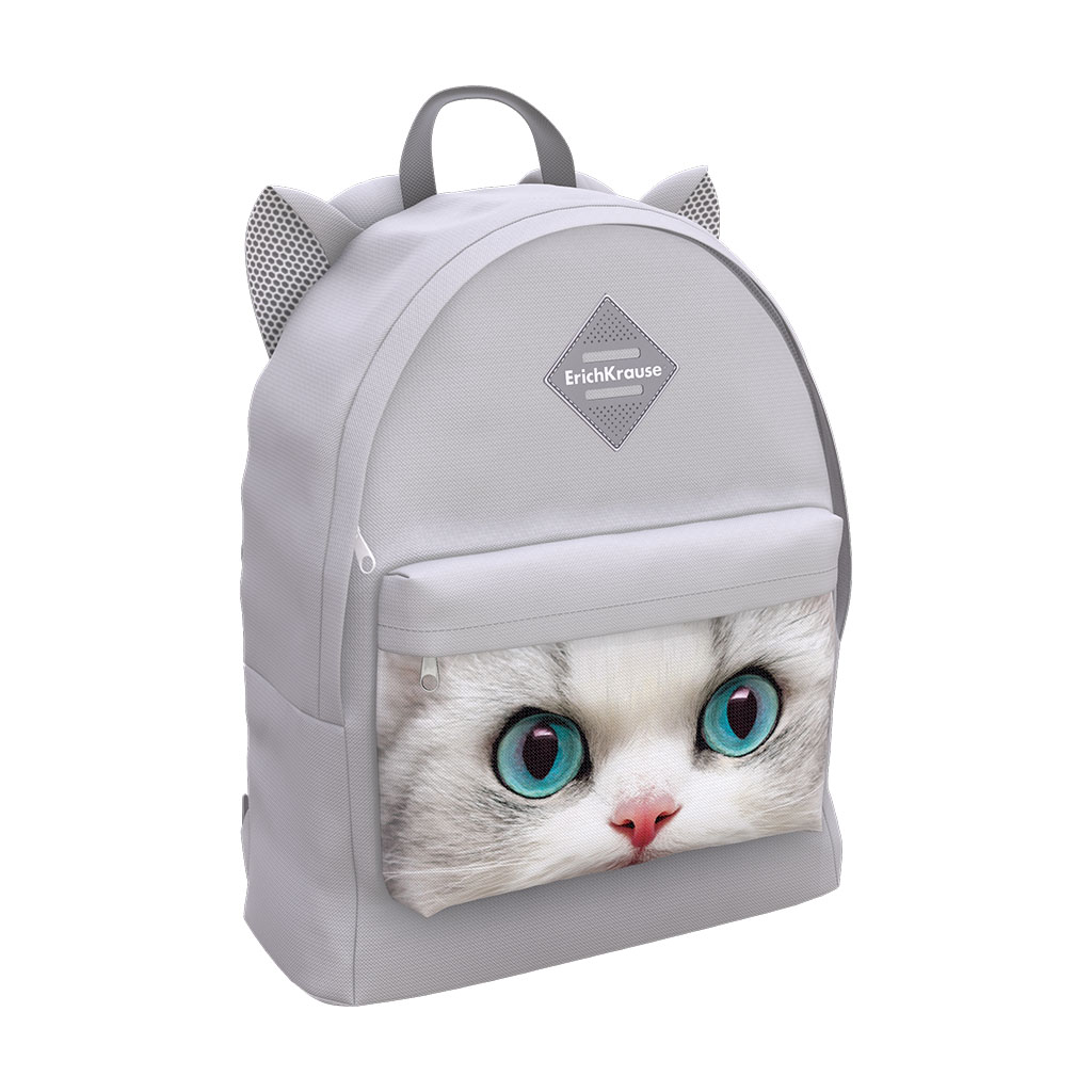 Рюкзак молодежный EK Animals White Cat