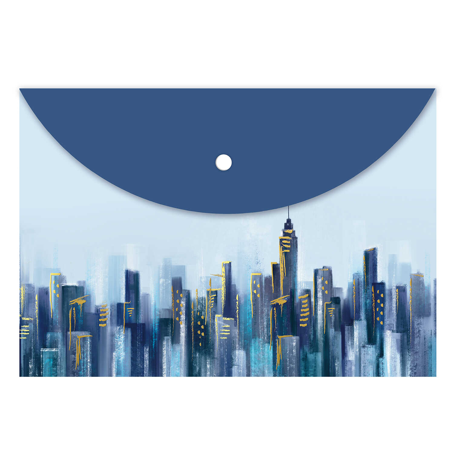 Папка-конверт А4 с рис Небоскребы