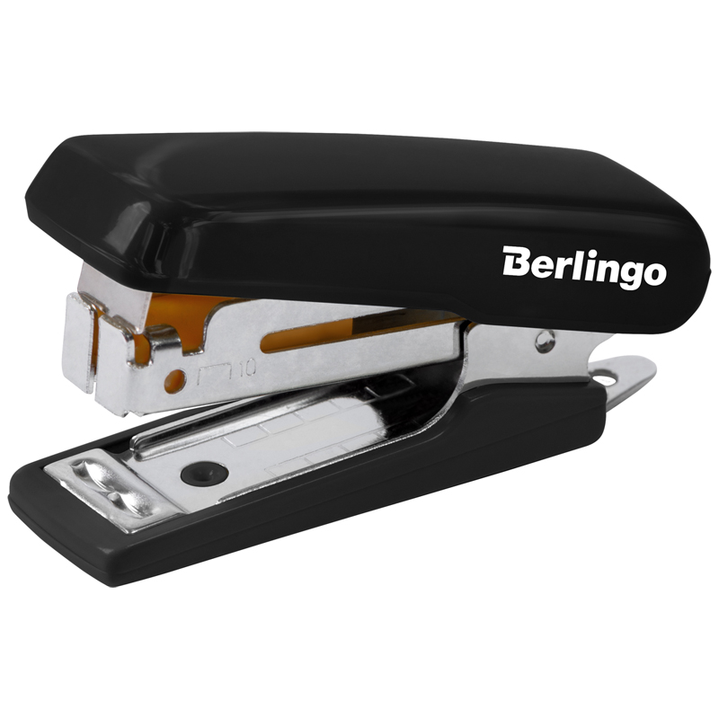 Степлер № 10 10л Berlingo Comfort черный мини