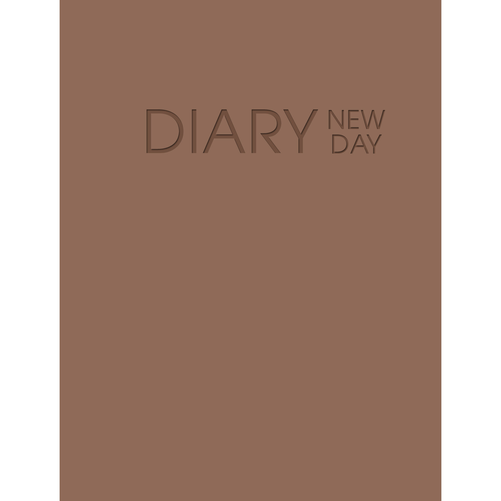 Ежедневник А6 New day. Шоколадный