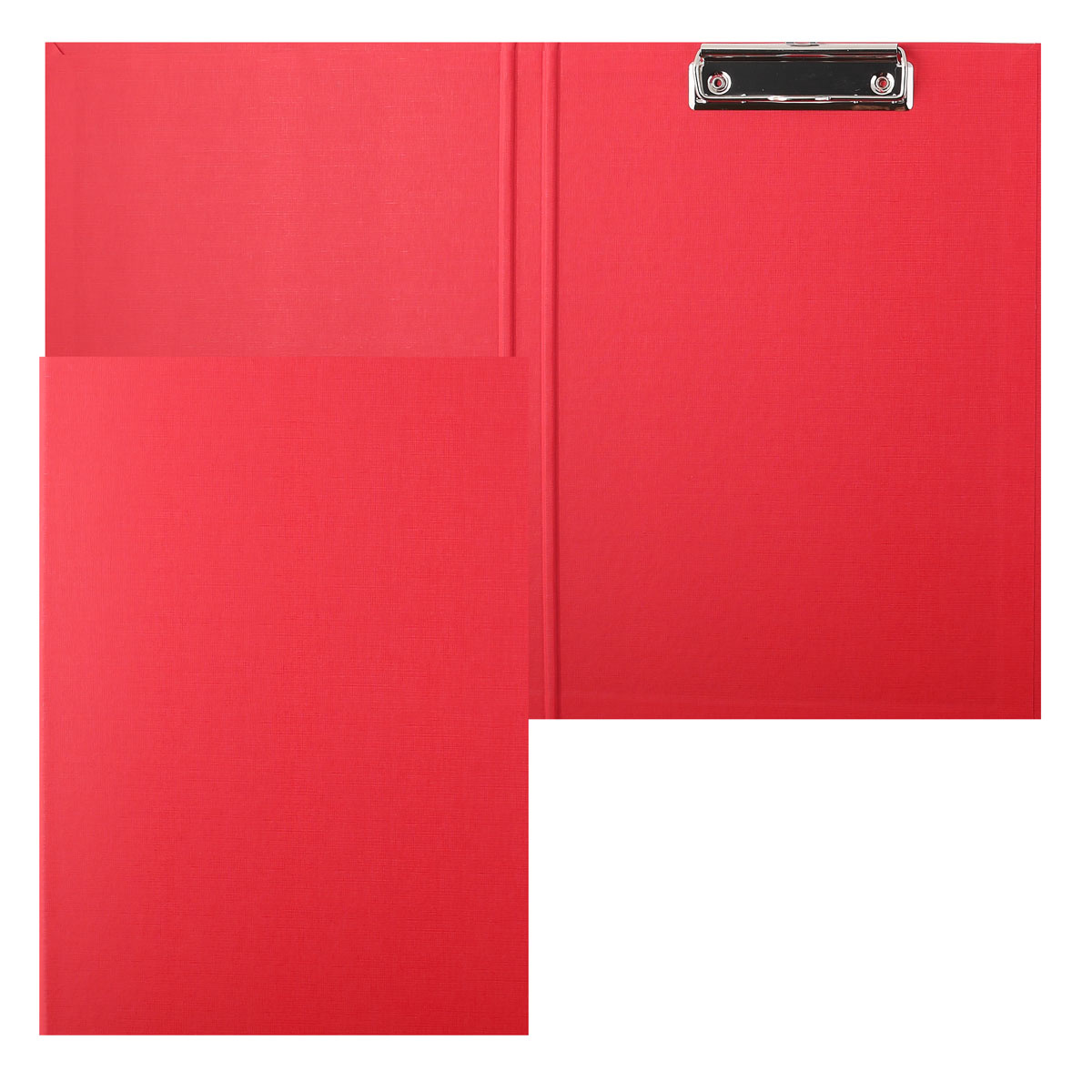 Папка-планшет А4 двойной EC красный PVC