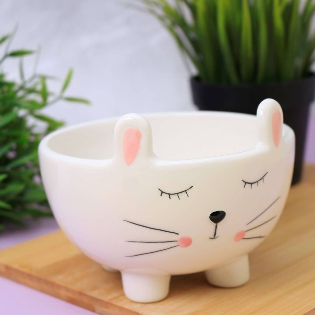 Сувенир Тарелка Алеф Rabbit bowl глубокая керамическая