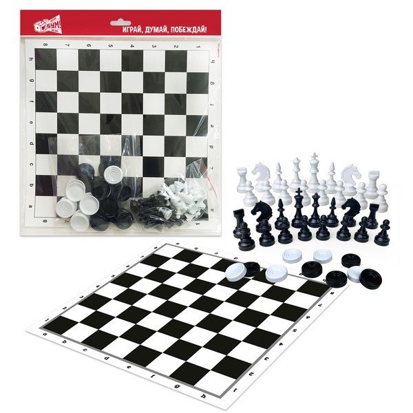 Настольная Шашки + шахматы