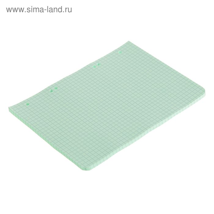 Блок сменный для тетради А5 50л зеленый клетка