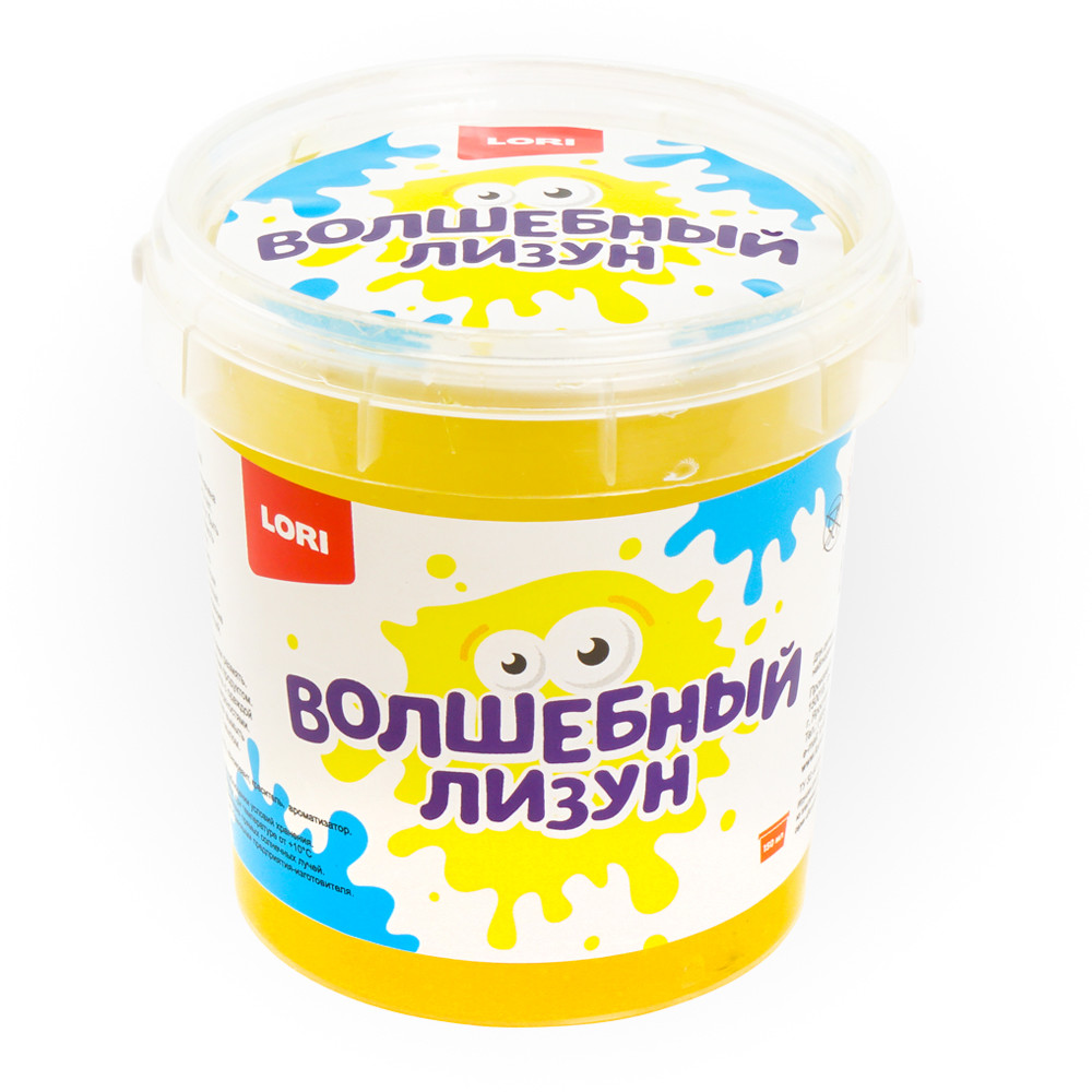 Волшебный лизун Жёлтый с ароматом банана 150мл.