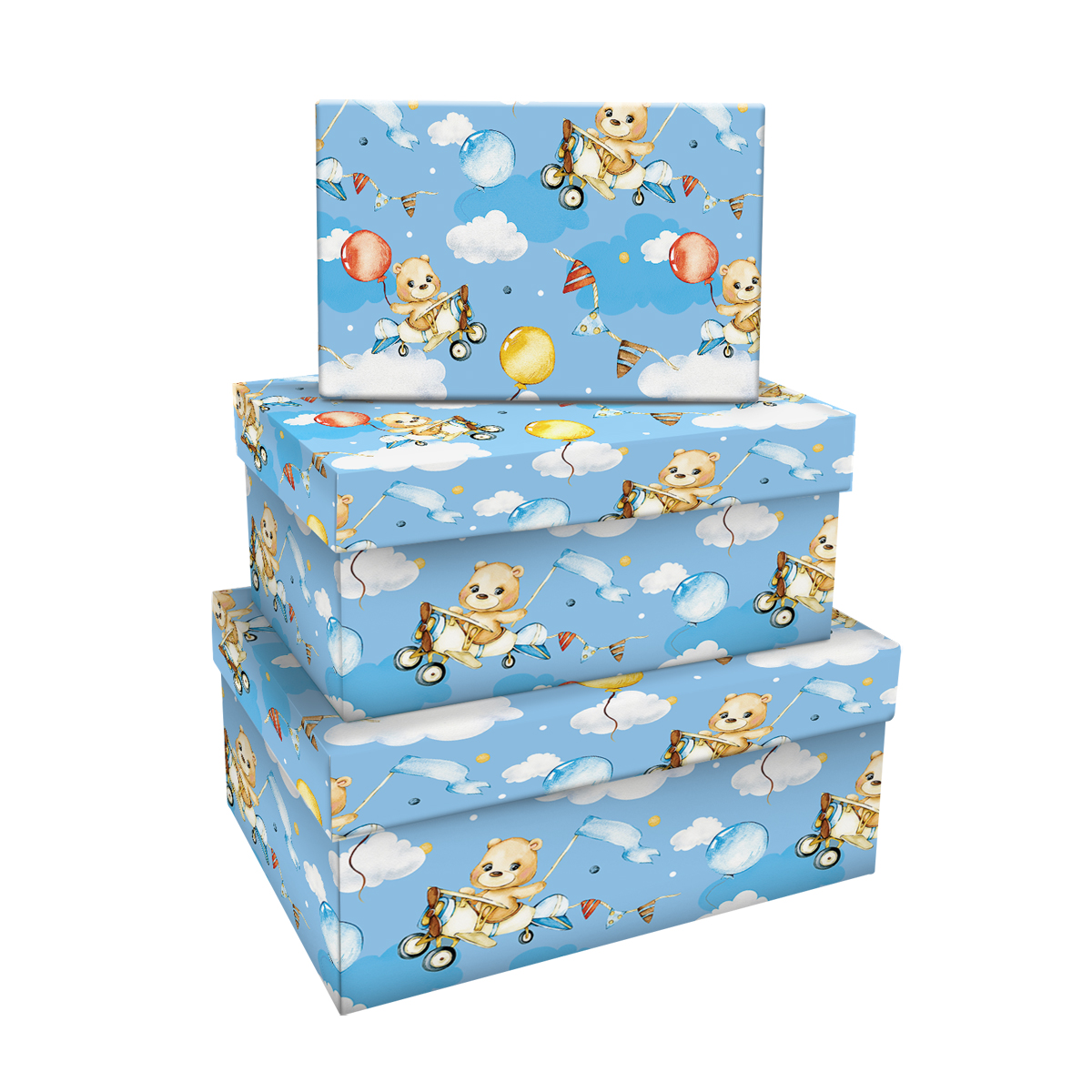 Праз Коробка прямоуг MeShu Мир техники 17*11*6