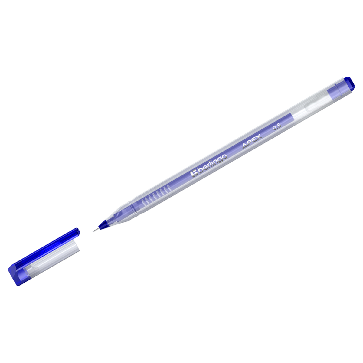 Ручка гелевая синяя Berlingo 0,5мм