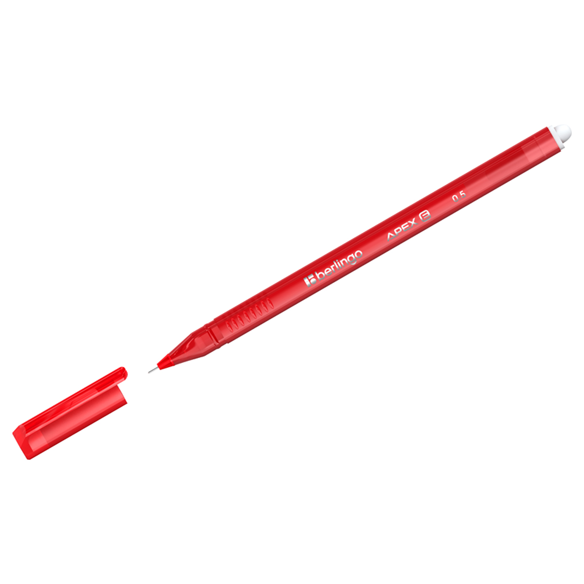 Ручка гелевая Пиши-стирай красная Berlingo 0,5мм трехгран.
