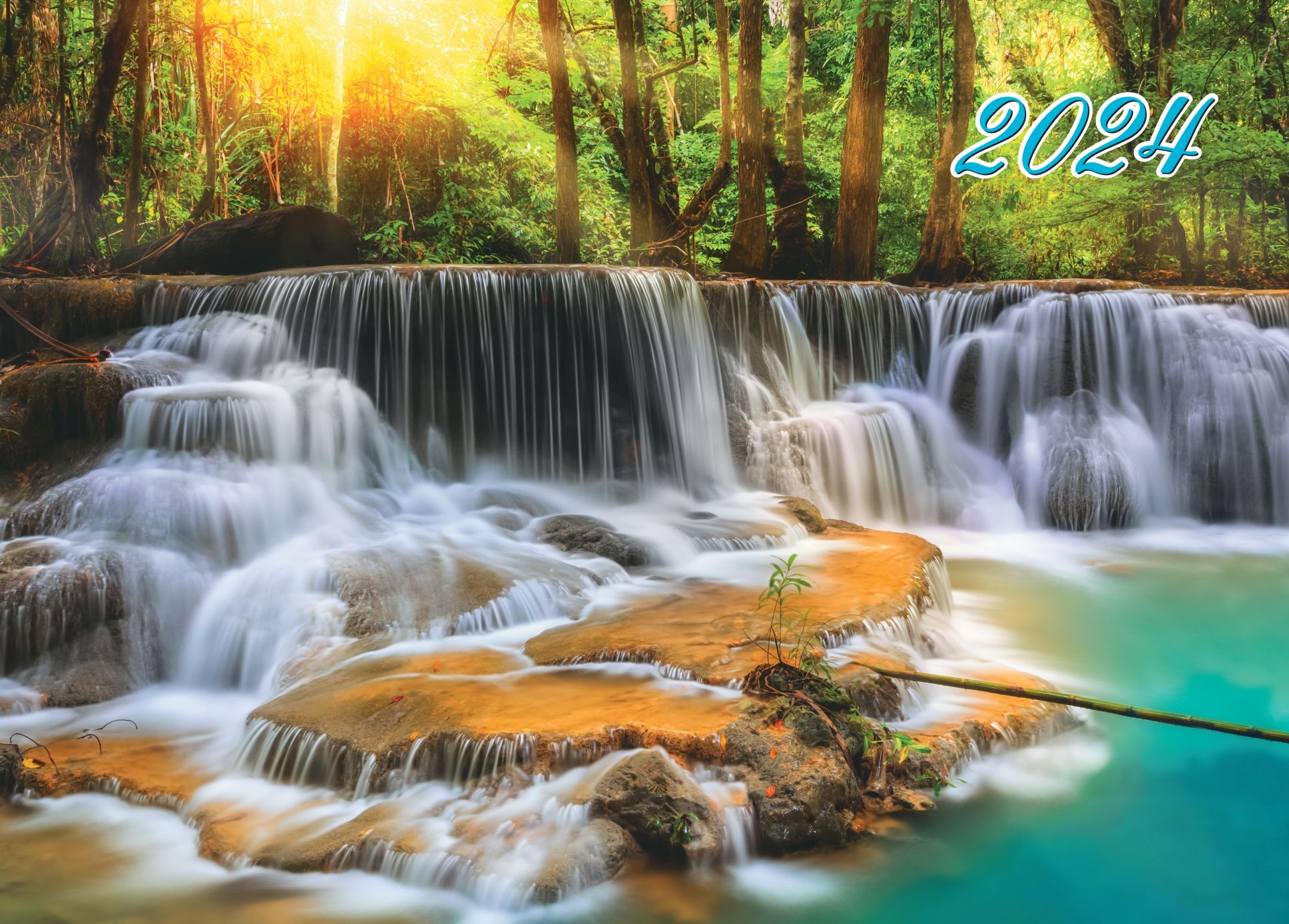 Календарь квартальный 2024 КВК-18 Водопад