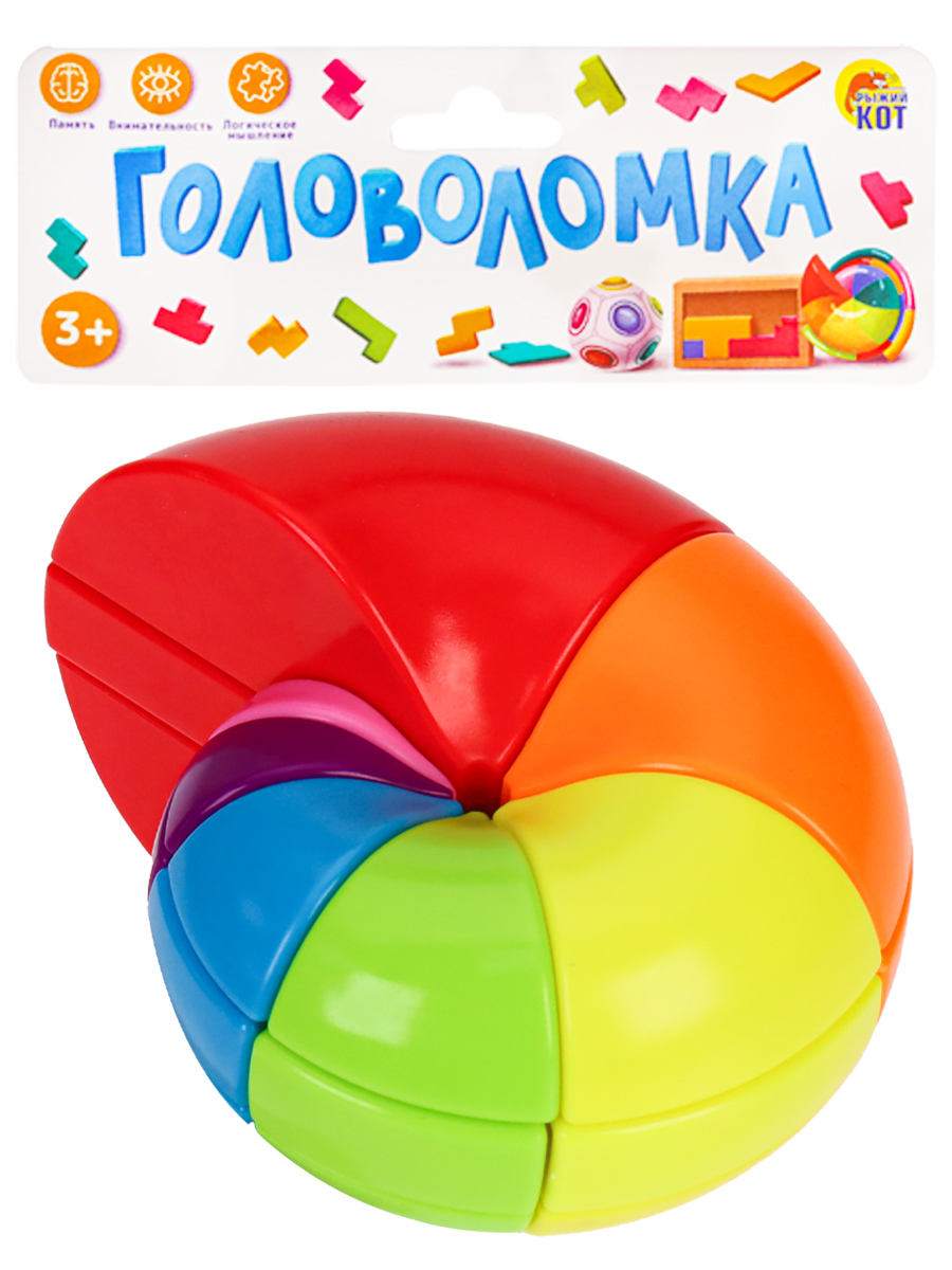 Игра Головоломка Цветная ракушка , Рыжий кот 2023г. 423,00р.