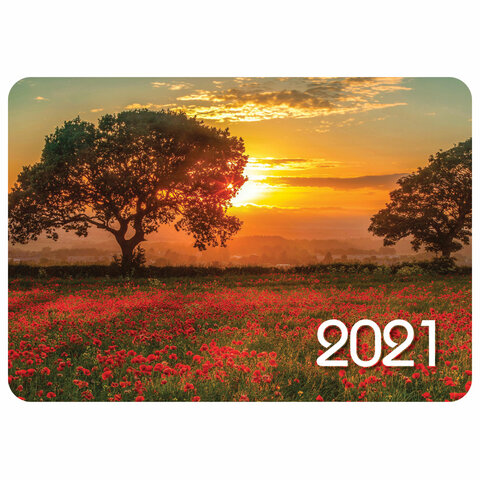 Календарь карманный 2021 Кк7 Пейзажи ассорти