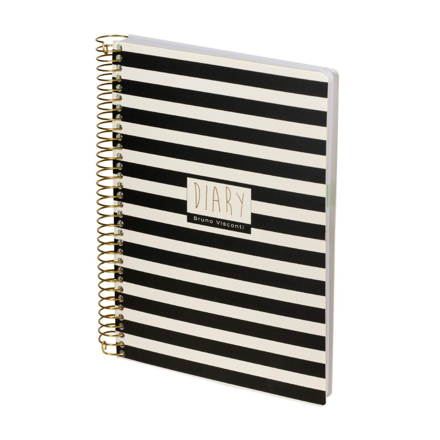 Ежедневник А5 спир BV Black&White. Полоски