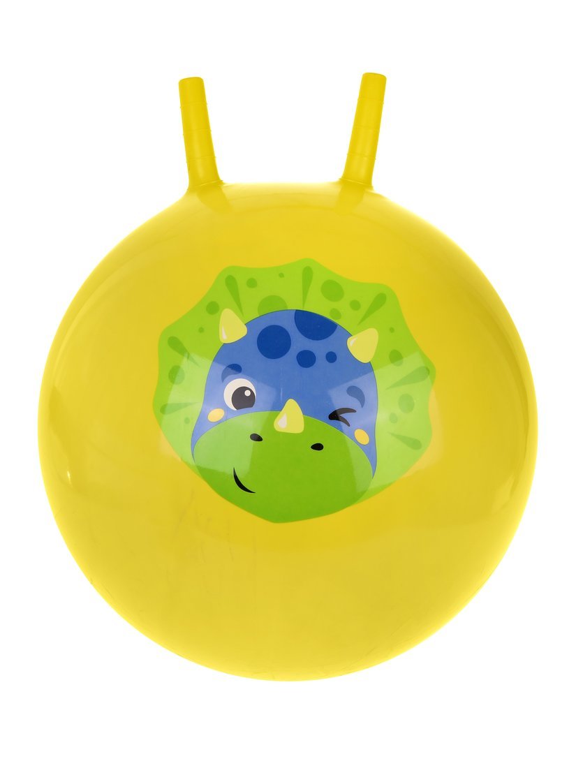 Мяч прыгун Moby Kids с рожками Динозаврик 50см