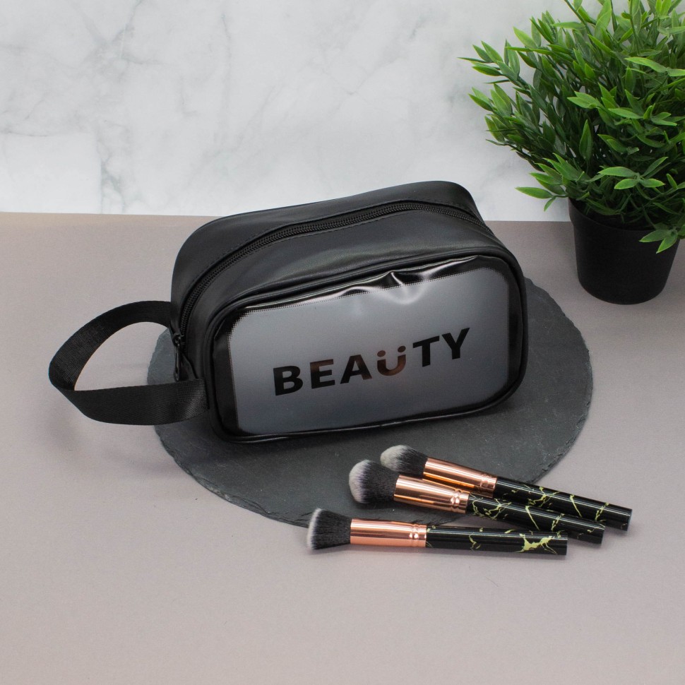 Косметичка Алеф Beauty trend black 20*14*9,5