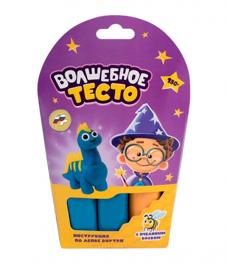 Творч Тесто д/лепки Волшебное тесто 150гр Динозавр синий