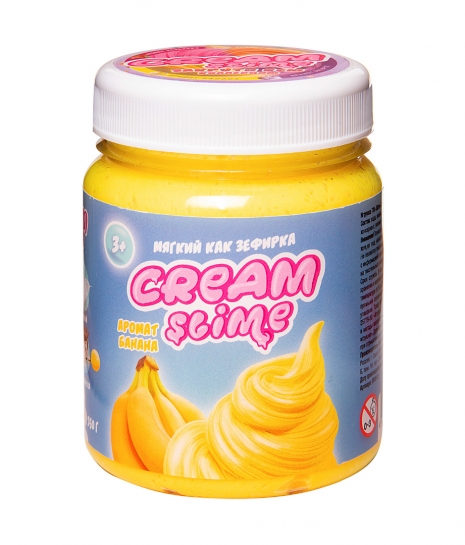Слайм Cream-Slime с ароматом банана 250г