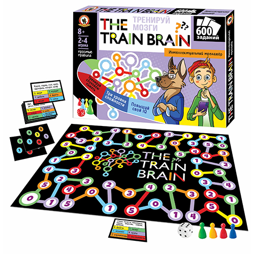 Игра Настольная Викторина Тренируй мозги. The Train Brain
