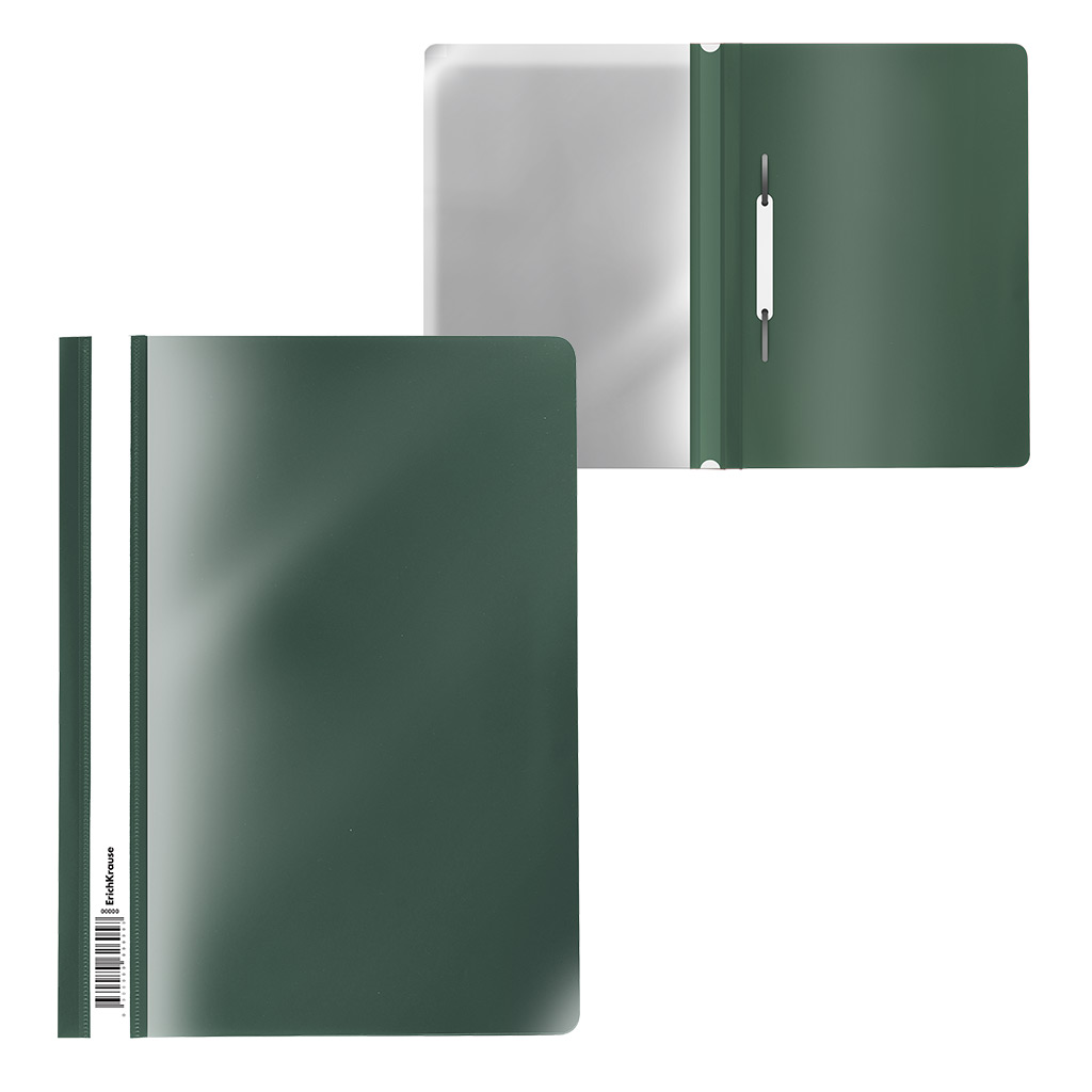 Папка-скоросшиватель верх прозрачный EK Fizzy Classic зеленый
