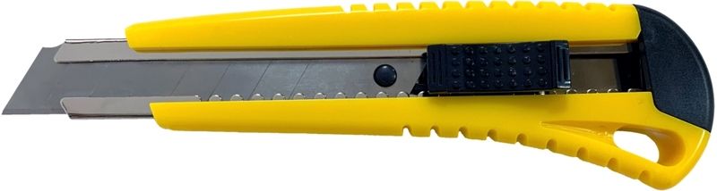 Нож 18мм DC желтый