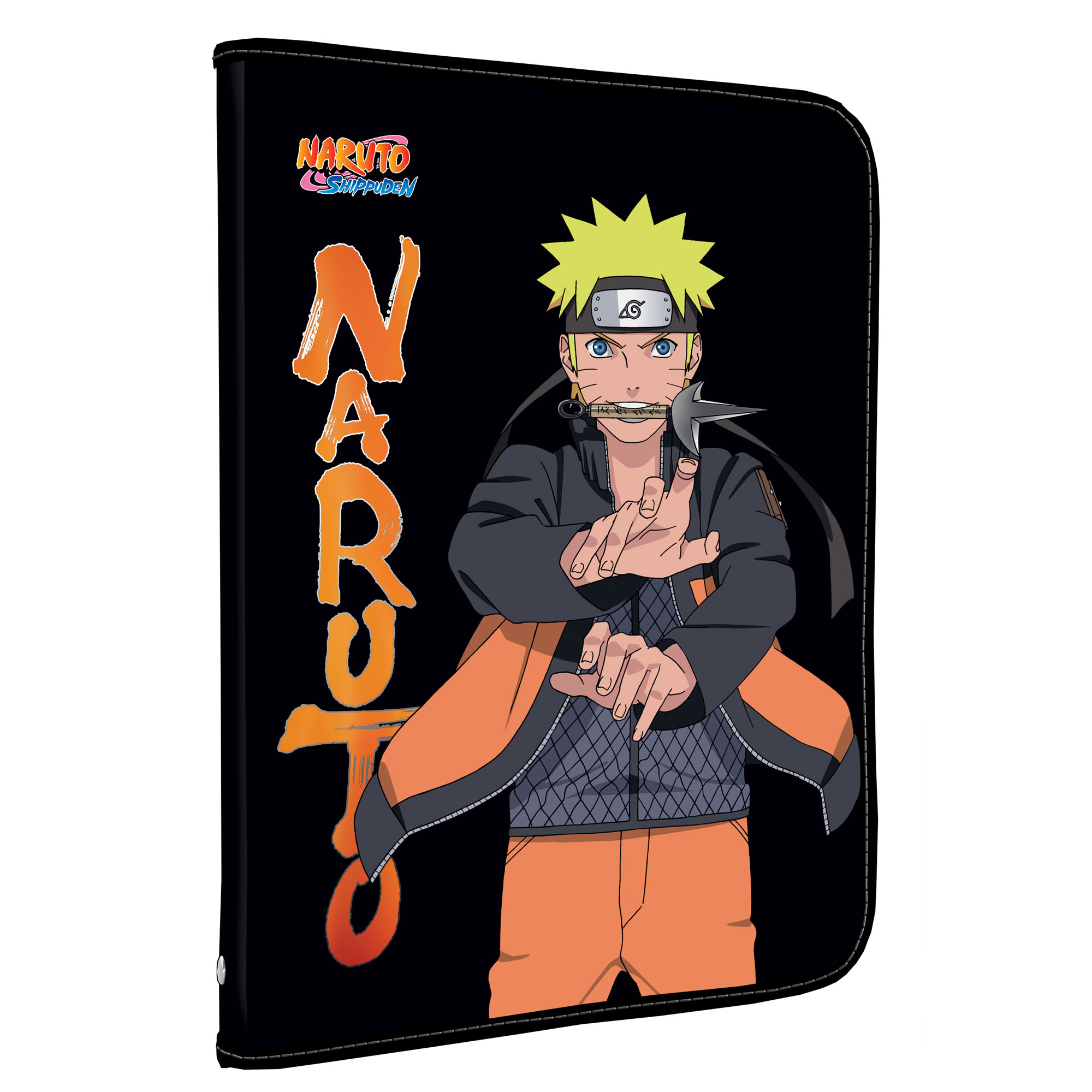 Папка для тетрадей А4 1отд на молнии Naruto