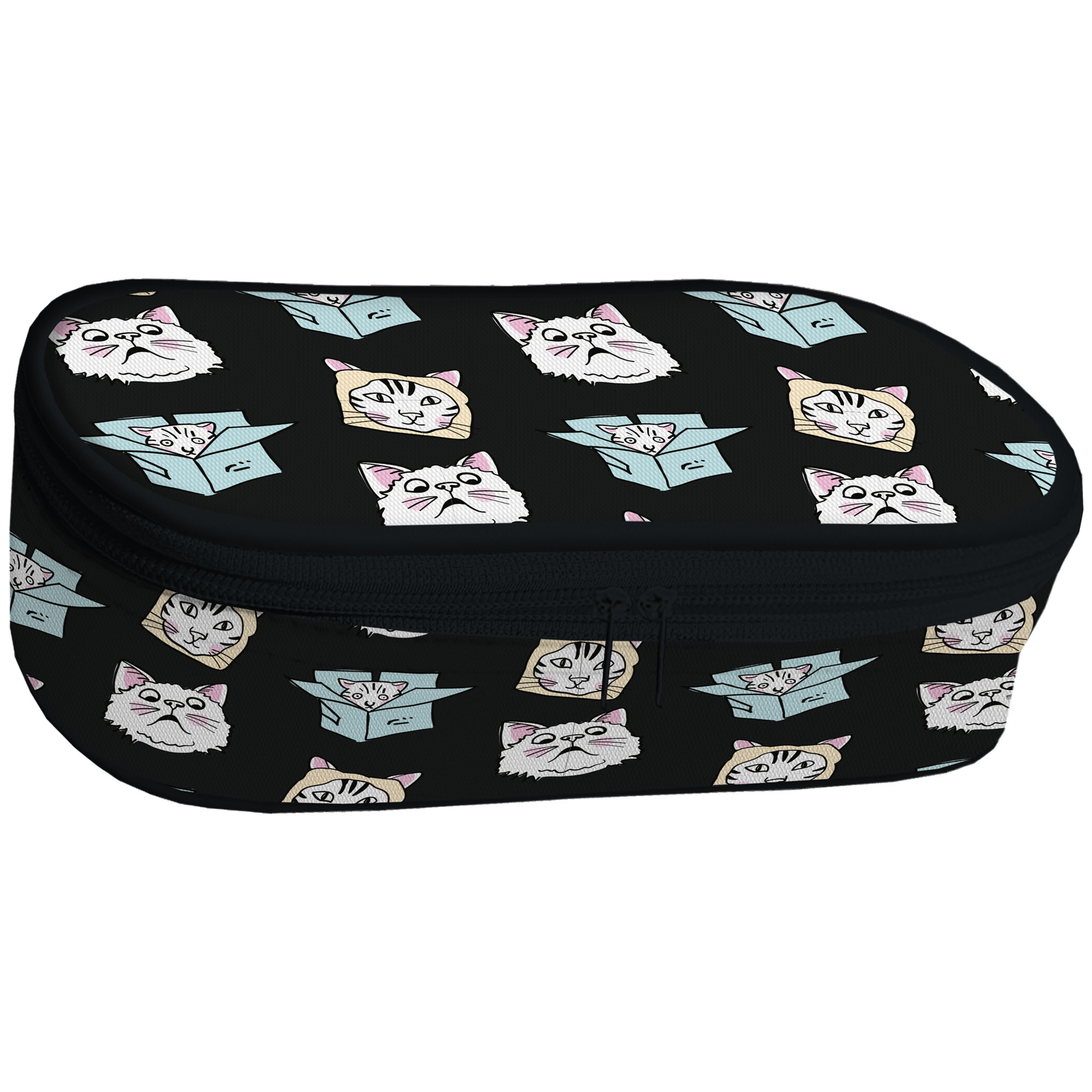 Пенал 1 отд пуст Seventeen овальный