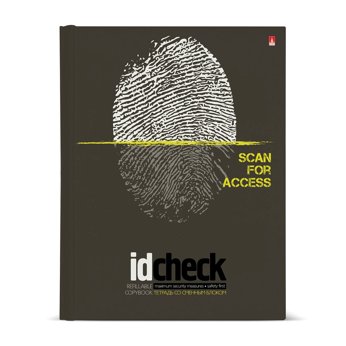 Тетрадь на кольцах 160л Elements. Scan