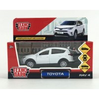 Машина Toyota Rav4 12см, металл открыв. двери, инерц., белый