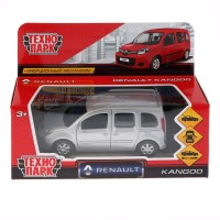 Машина Renault Kangoo 12см металл свет+звук, открыв. двери, инерц., сер