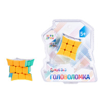Игра Головоломка Куб 3х3 с загнутыми вершинами 5,5см пласт