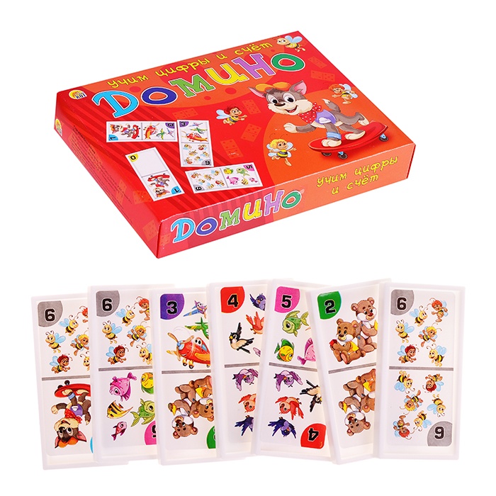 Игра Домино Учим цифры и счет (большое)