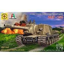 Сборная модель Советское самоходное орудие ИСУ-152 (1:72)