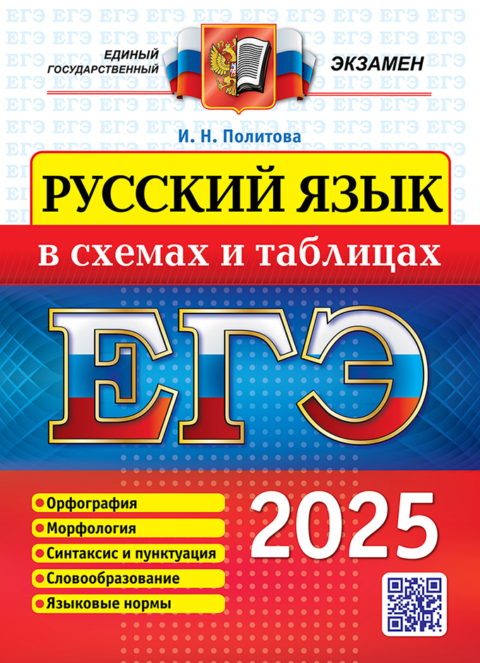 ЕГЭ 2025. Русский язык в схемах и таблицах