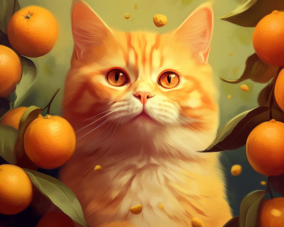 Творч Алмазная мозаика 40*50 Diamond Way Рыжий кот