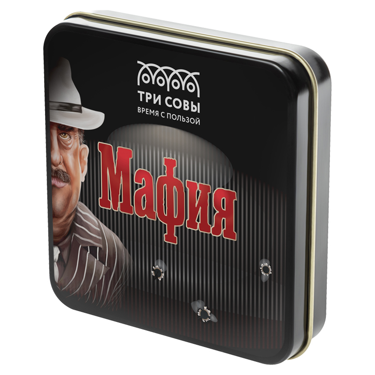 Игра Настольная Мафия 14 карточек, метал. коробка