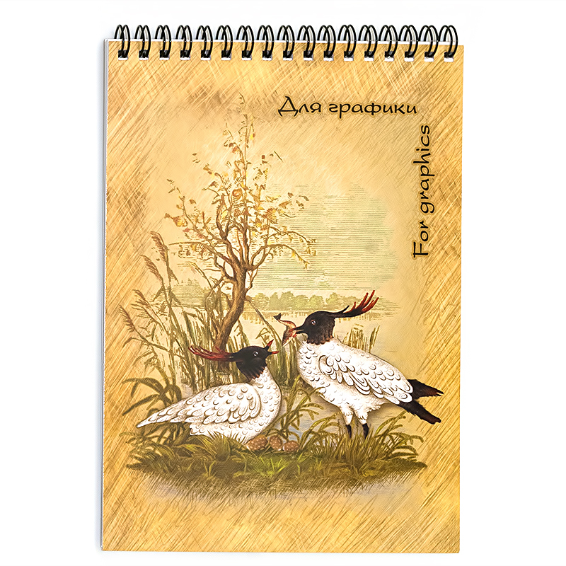Блокнот д/графики А5 20л спир 180г/м2