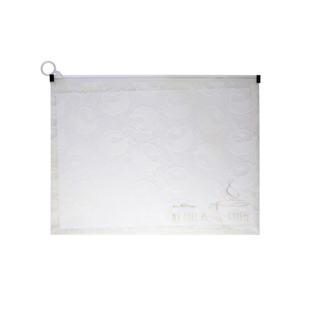 Папка на молнии Zip А4 с рис BV COFFEE BREAK