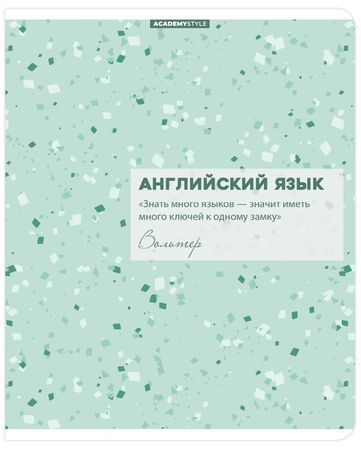 Тетрадь 48л кл темат Английский язык Терраццо