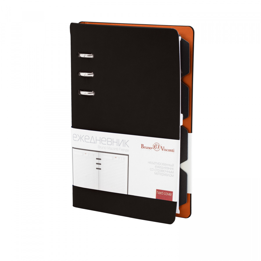 Ежедневник А5- BV Firenze черный недат