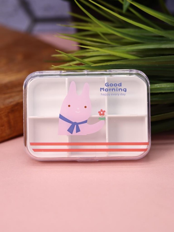 Сувенир Таблетница Good morning rabbit зайчик