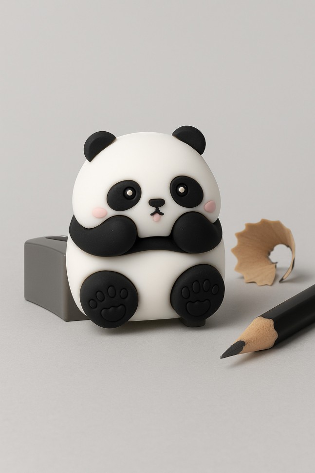 Точилка 1отв Hello!? Panda, mix