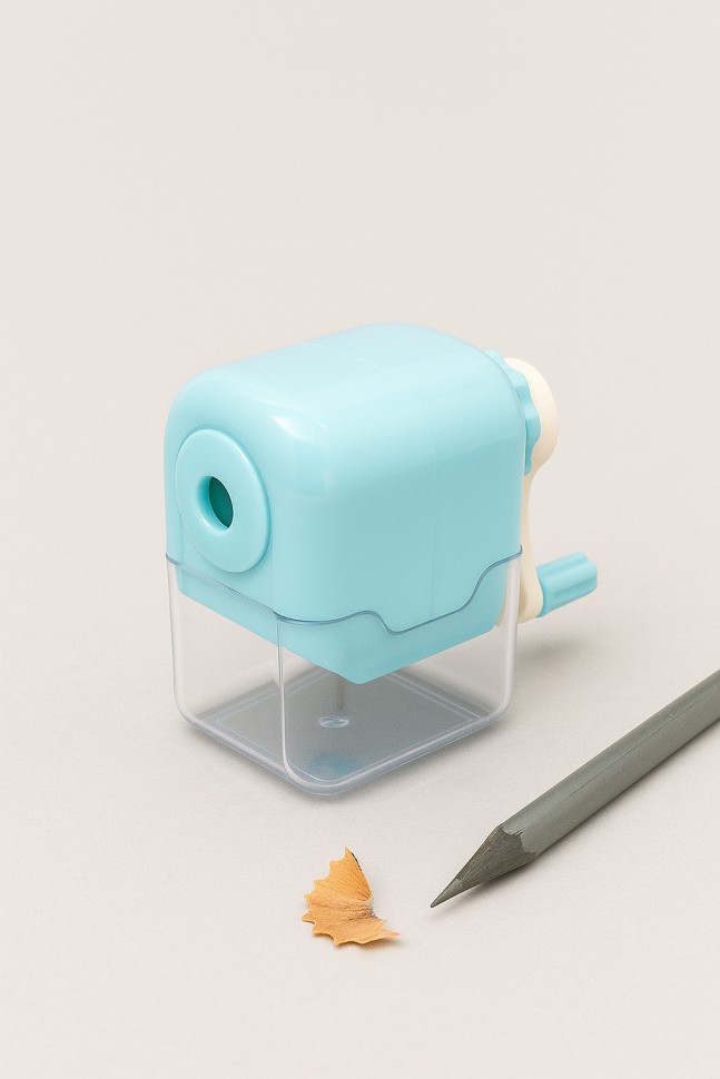 Точилка механическая 1отв Cuteness, green