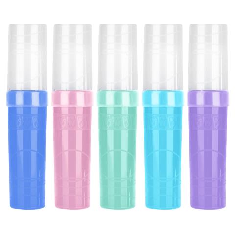 Пенал-тубус пластик пастельные цвета