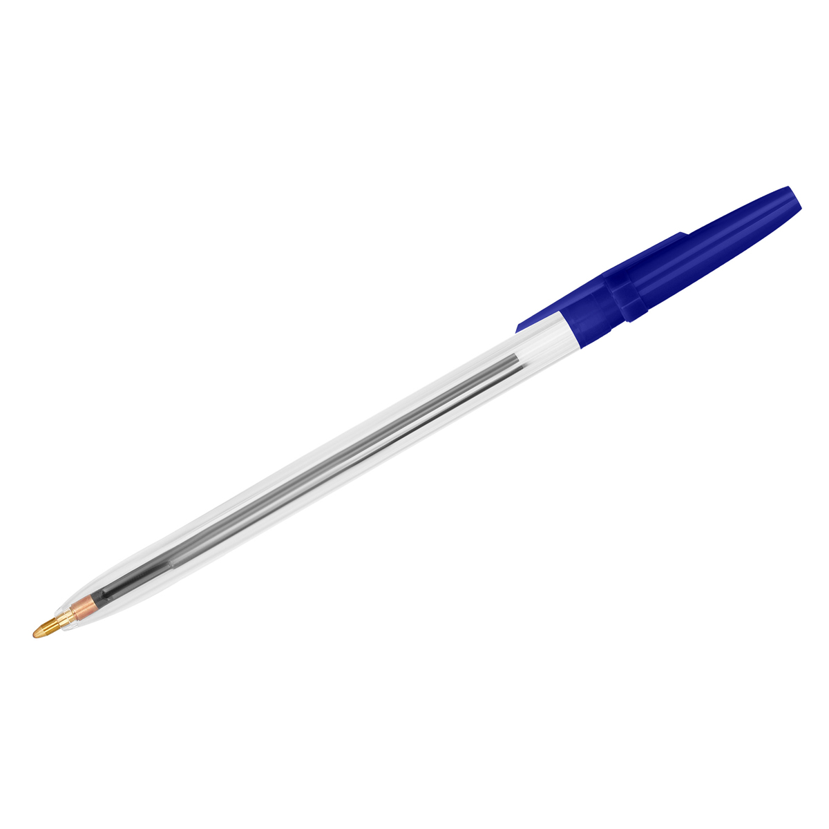 Ручка шариковая синяя Стамм 1мм (стержень 133мм)